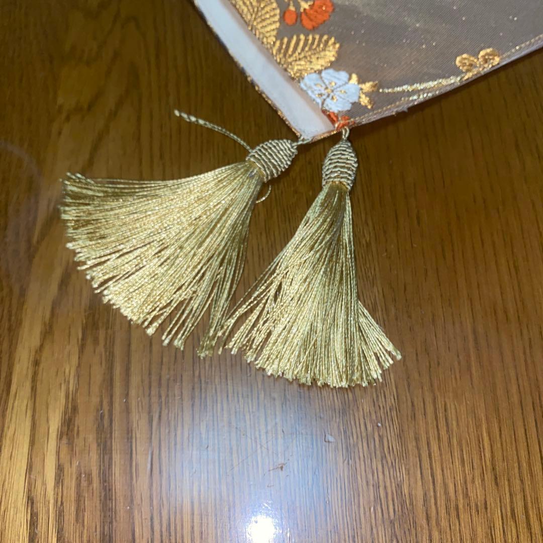 table runner 金彩唐織花丸 帯リメイク 正絹 - メルカリ