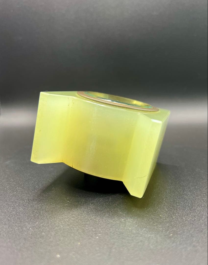 ウランガラス　精工舎　目覚まし時計　置時計　SEIKOSHA 和ガラス　レトロ