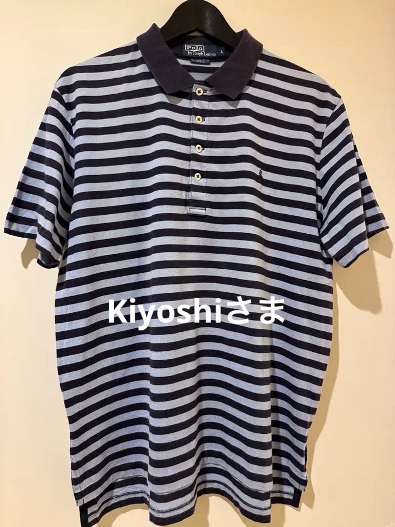Polo by Ralph Lauren ストライプポロシャツ Lサイズ - メルカリ