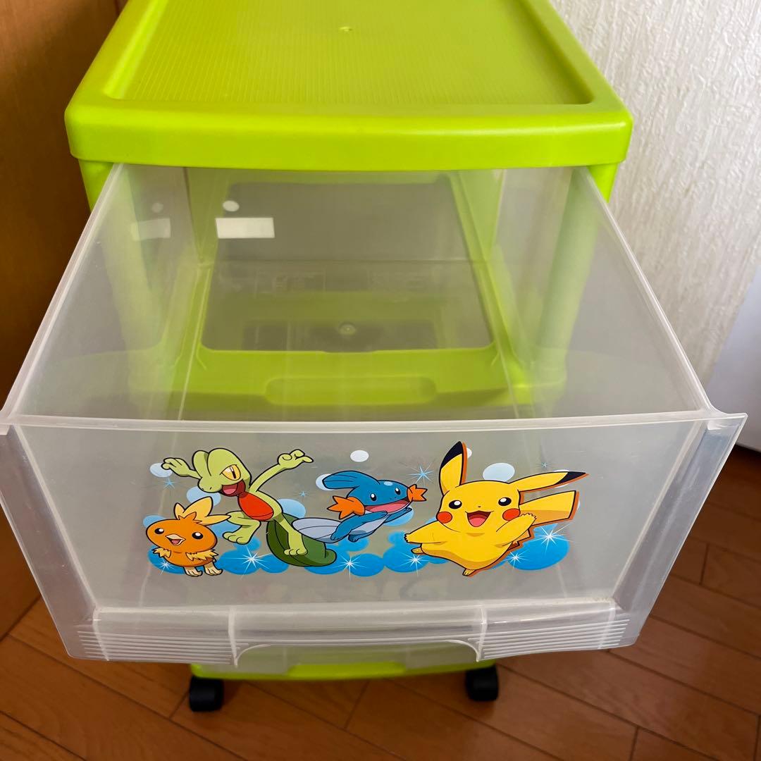 ポケモン 3段収納ケース スライドケース キャスター付 ☆お値下中
