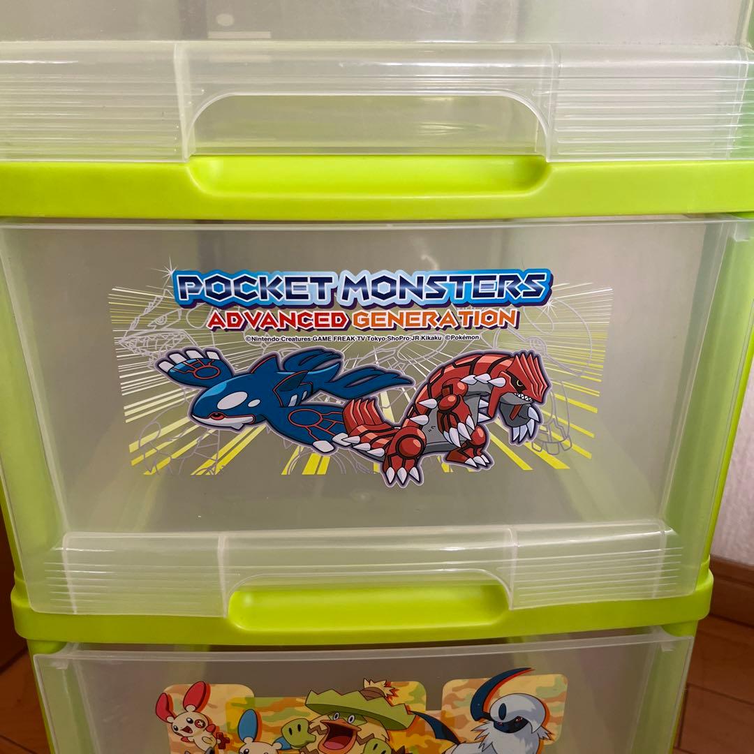ポケモン 3段収納ケース スライドケース キャスター付 ☆お値下中