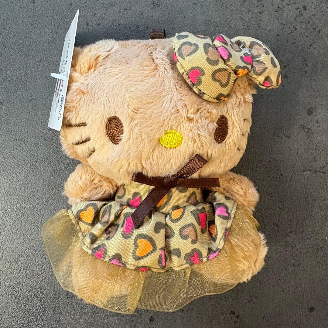 日焼けキティ ヒョウ柄 ギャル ストラップ キーホルダー キティ y2k