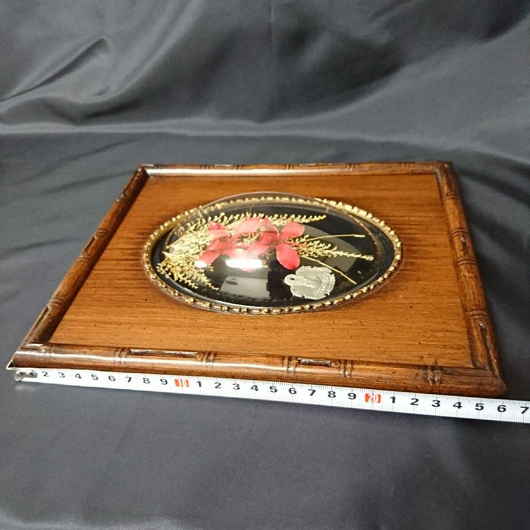 本物の花フレーム入り リーフ インテリア 壁掛け 24K GOLD　◯◯