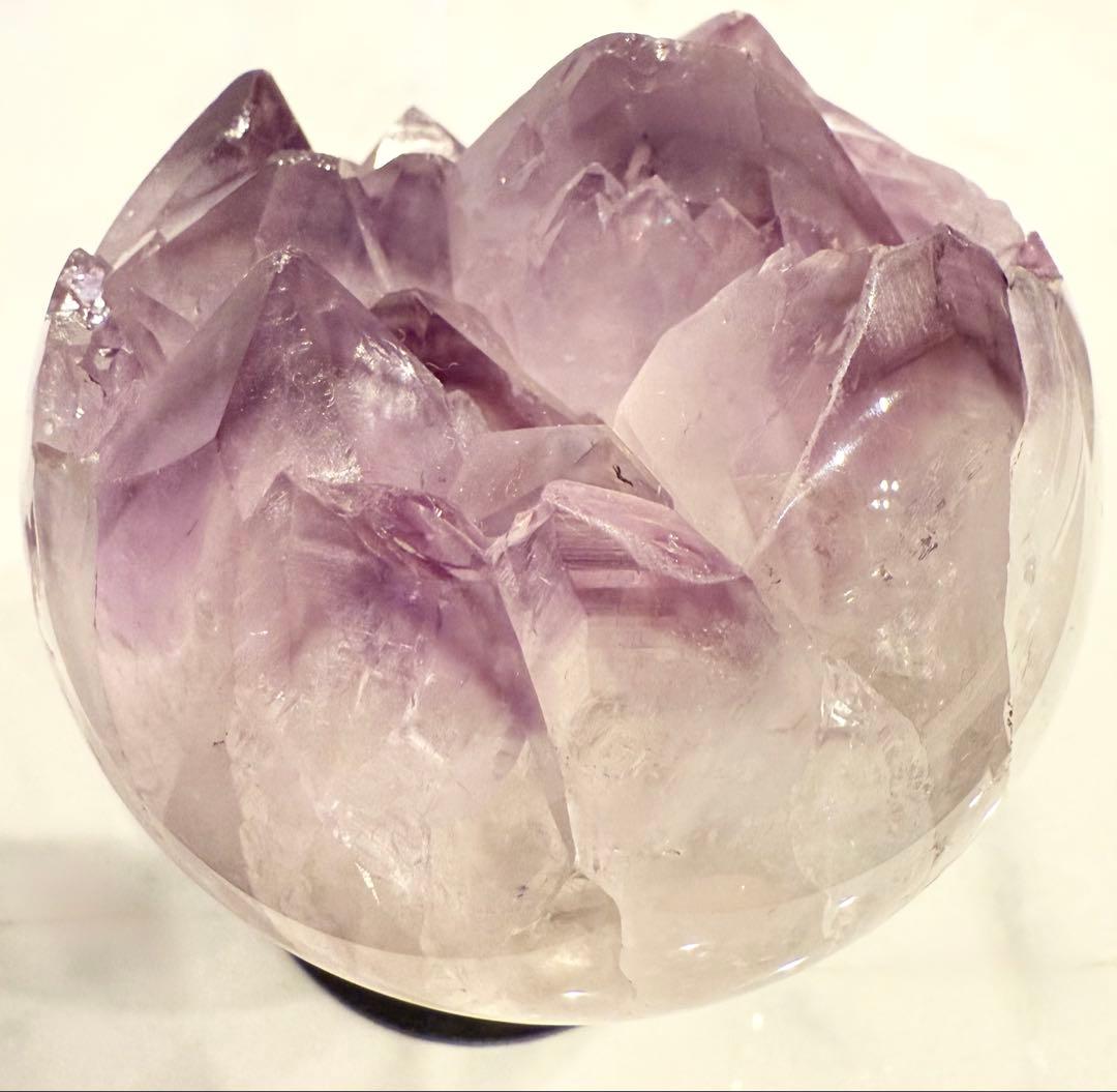 ウルグアイ産 アメジスト スフィア 笑い口 ファントム デンドリティック 天然石