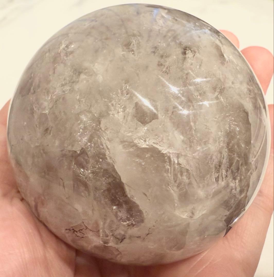 ウルグアイ産 アメジスト スフィア 笑い口 ファントム デンドリティック 天然石