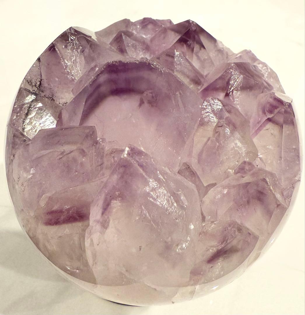 ウルグアイ産 アメジスト スフィア 笑い口 ファントム デンドリティック 天然石