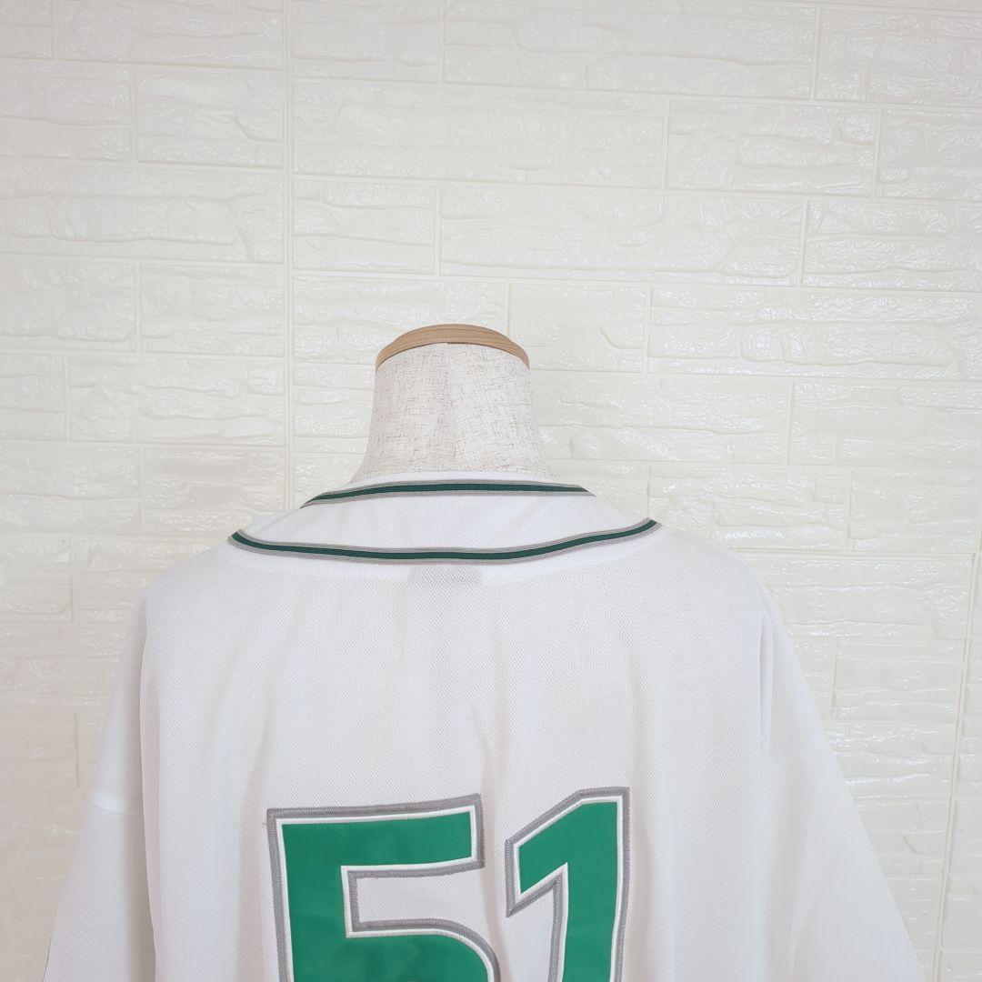 【希少】90s〜00s マリナーズ ベースボールシャツ XXL 白 *676