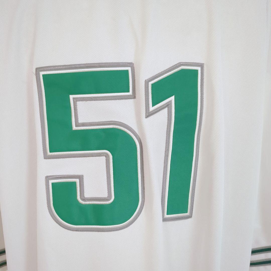 【希少】90s〜00s マリナーズ ベースボールシャツ XXL 白 *676