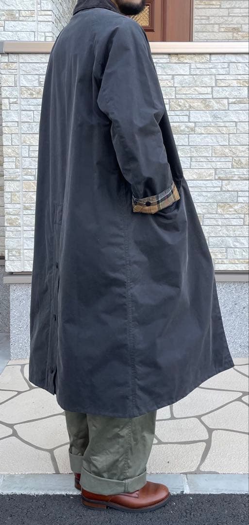 m*a様 【美品】Barbour バブアー コート BURGHLEY バーレー