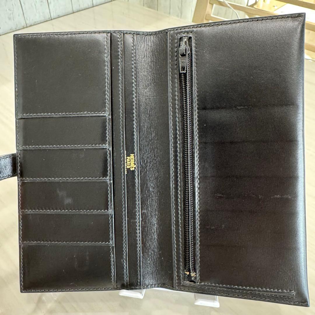 のりべえページ　エルメス べアンクラシック　長財布　エルメス　ブラック