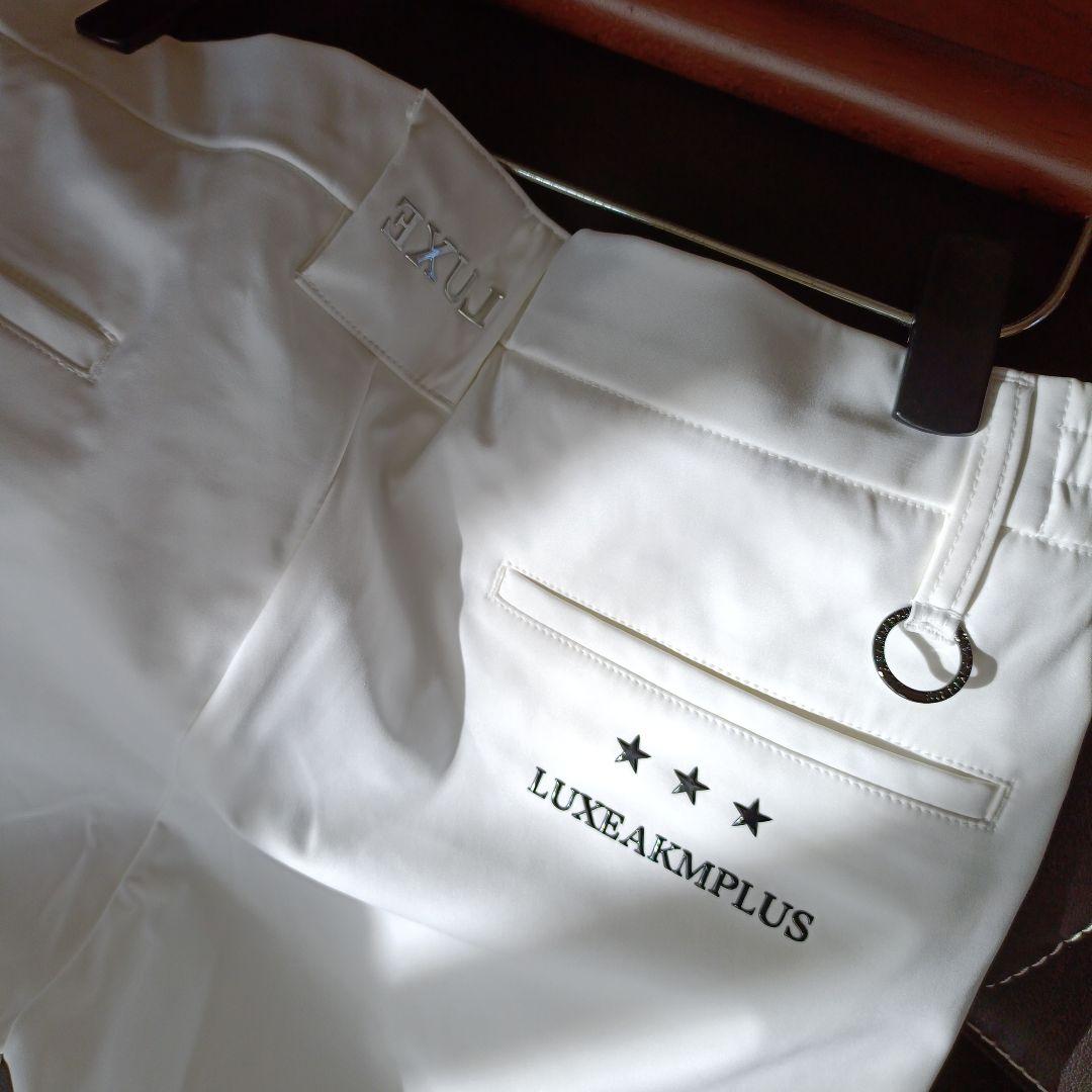 LUXE AKMPLUSゴルフパンツ ホワイト