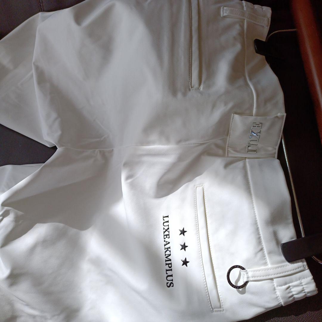 LUXE AKMPLUSゴルフパンツ ホワイト