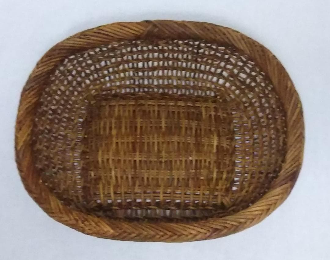 秋田あけび籠】パンかご秋田県あけび平かご