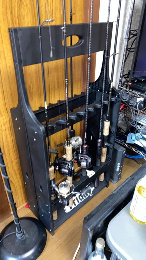 組立式ロッドスタンド 補強パーツ付き 16本立ての