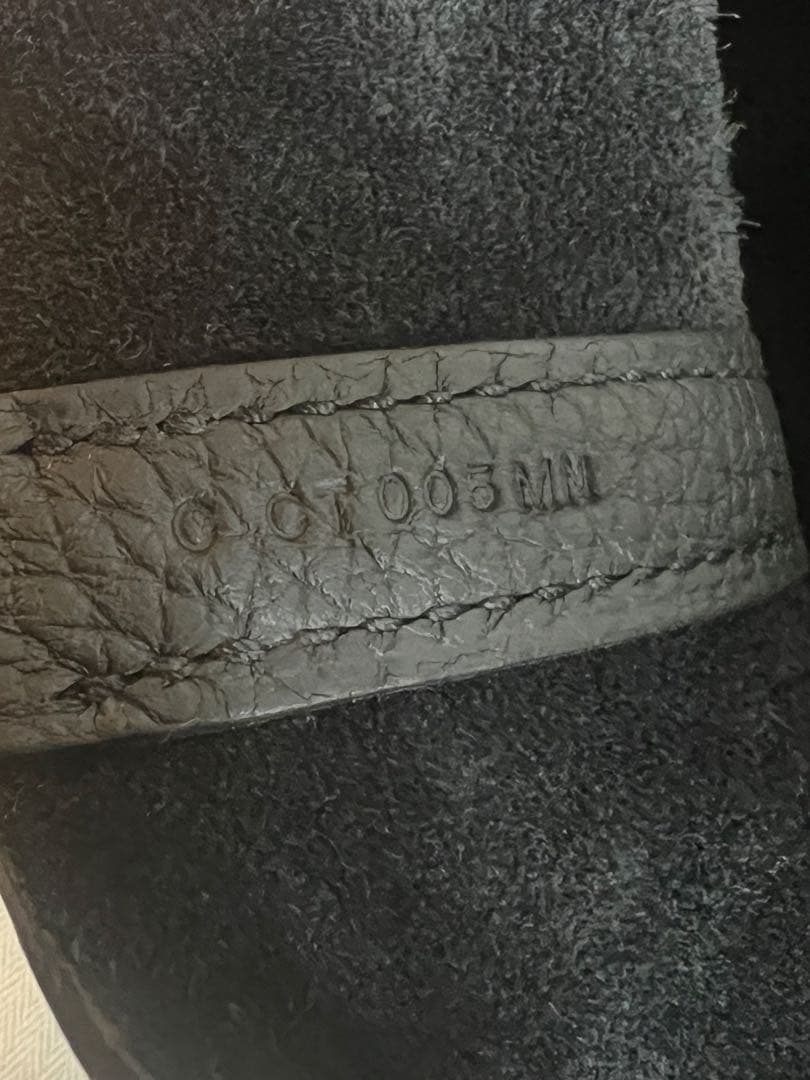 HERMES エルメス　ピコタン　ロック　MM ブラック　C刻印　ゴールド金具