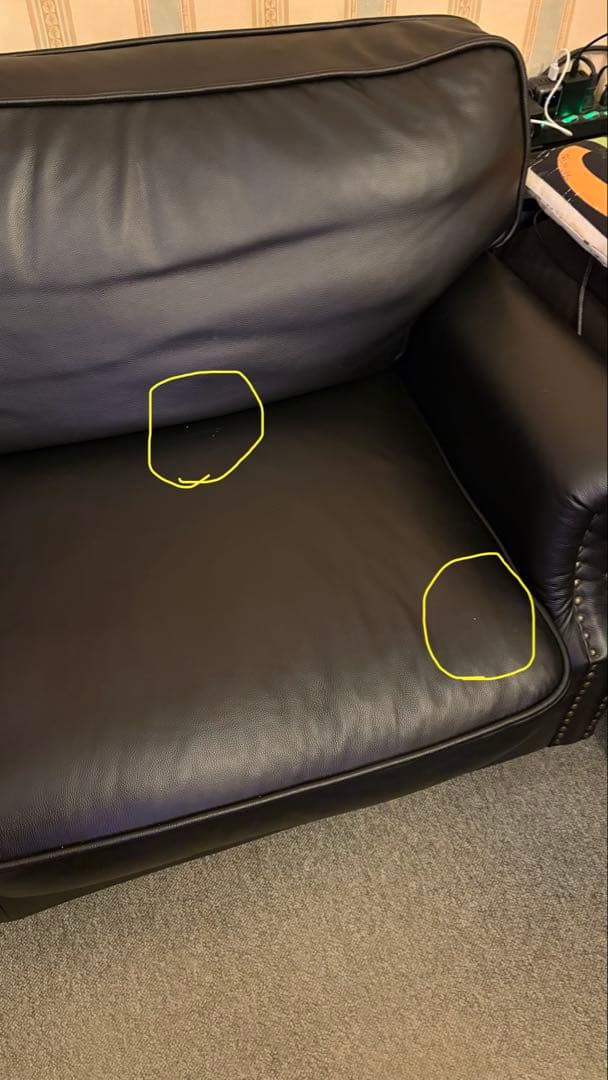 ブリックス ソファー アンティーク 本革 2.5人掛けソファ