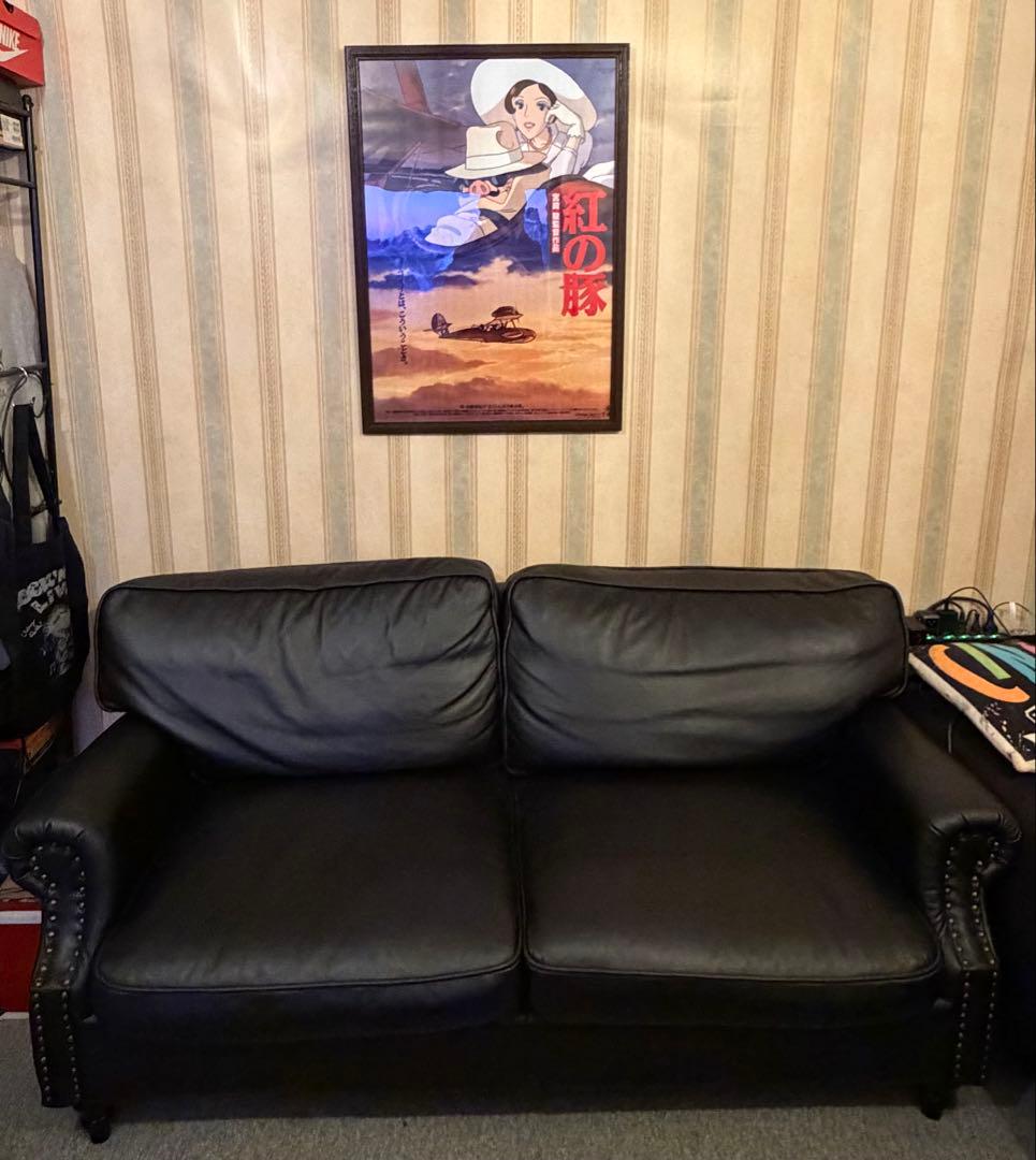 ブリックス ソファー アンティーク 本革 2.5人掛けソファ