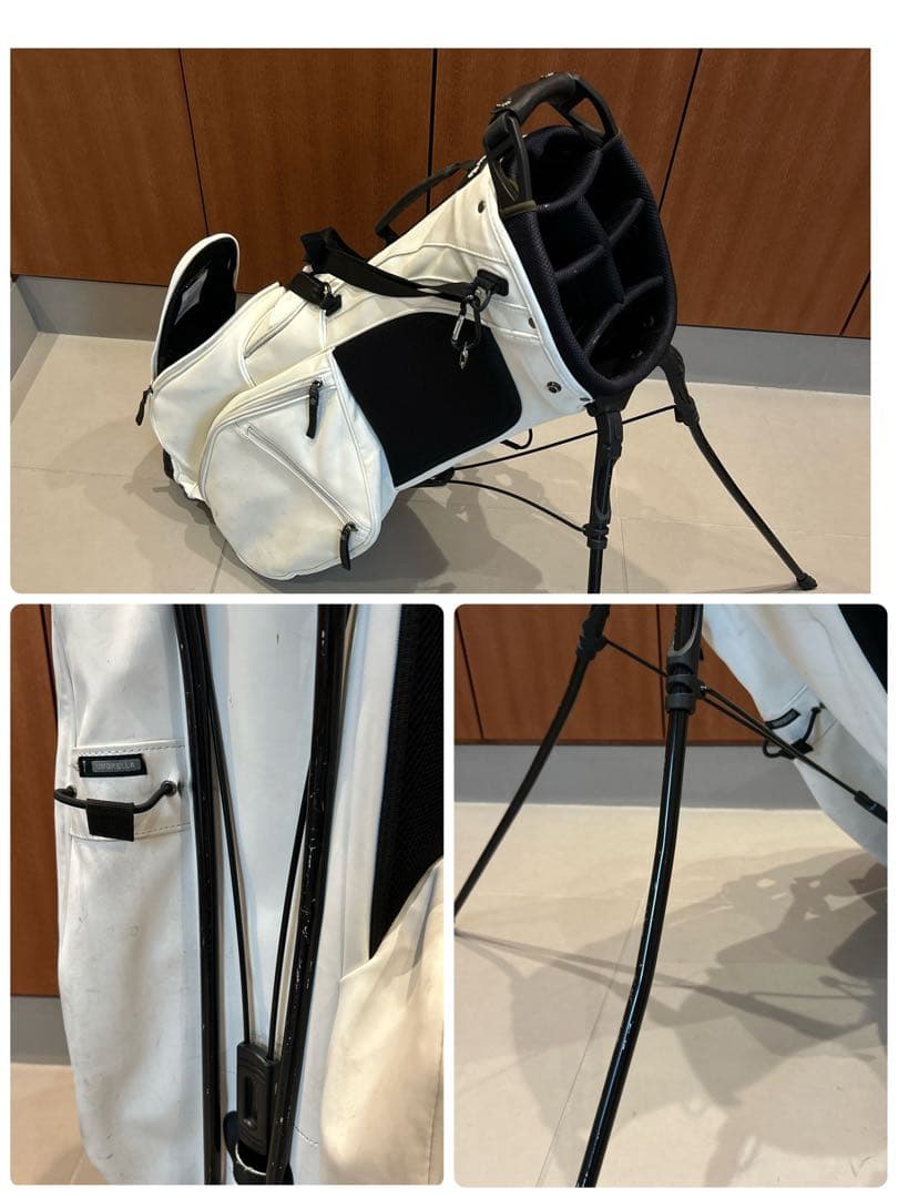 Vessel ダブルストラップスタンド付キャディバッグ【スタンド&フード訳あり】