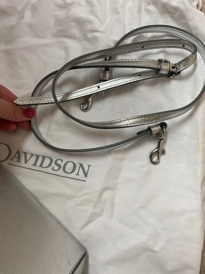 専用　J&M DAVIDSON シルバー　2WAY ショルダー