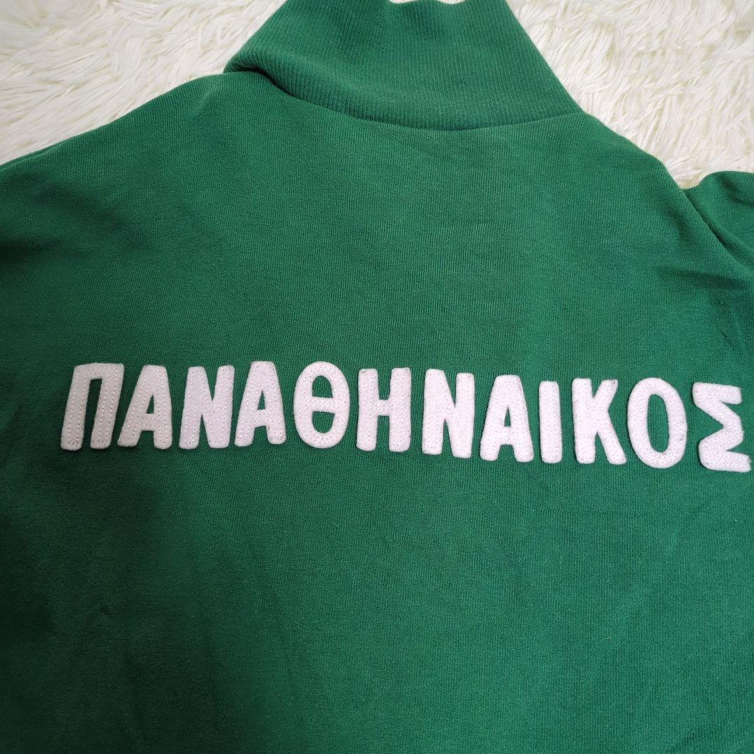 アディダス　トラックジャケット　万国旗　パナシナイコス　刺繍ロゴ　サッカー　Ⅿ