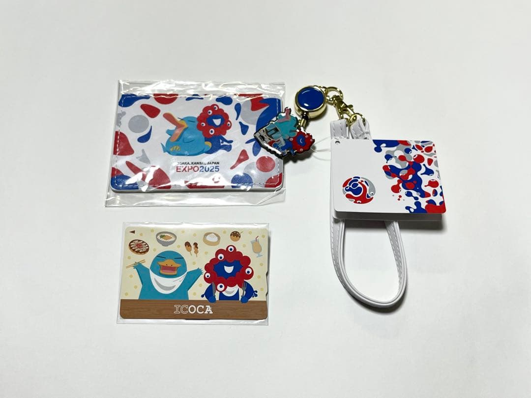 関西万博 JR西日本限定 万博限定デザイン ICOCA オリジナル合皮パス
