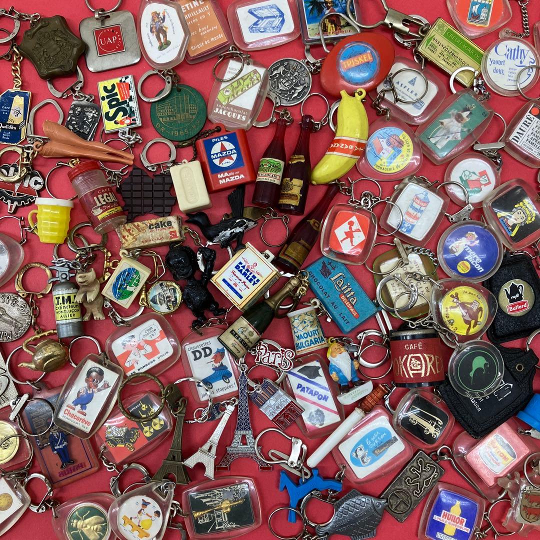 フランス雑貨★フレンチキーホルダー大量100個セット★ワイン　エッフェル塔など
