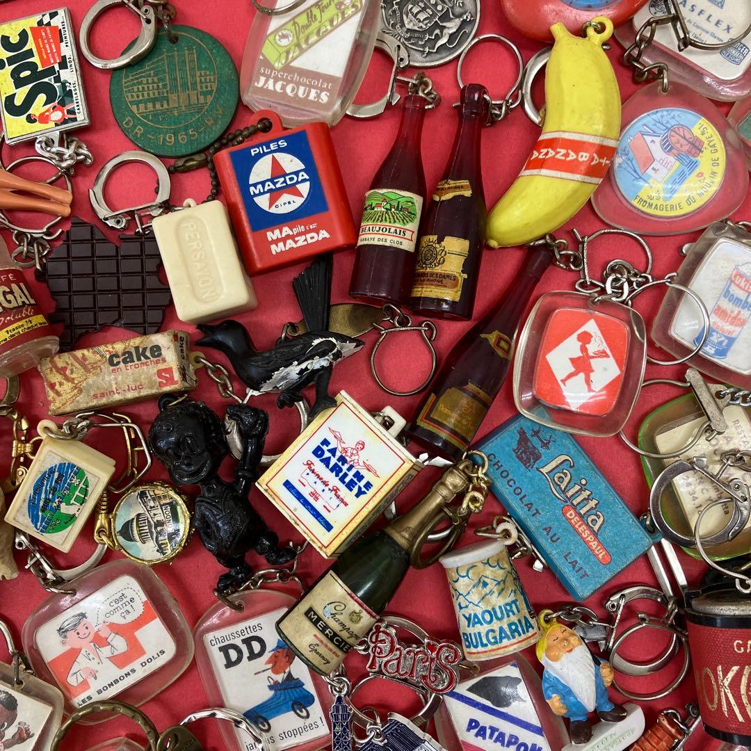 フランス雑貨★フレンチキーホルダー大量100個セット★ワイン　エッフェル塔など