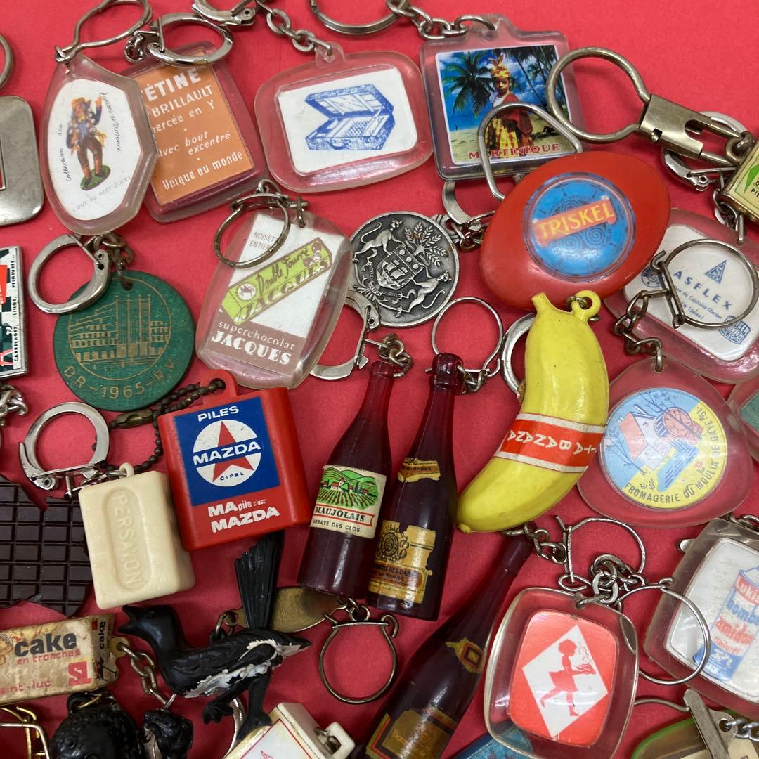 フランス雑貨★フレンチキーホルダー大量100個セット★ワイン　エッフェル塔など