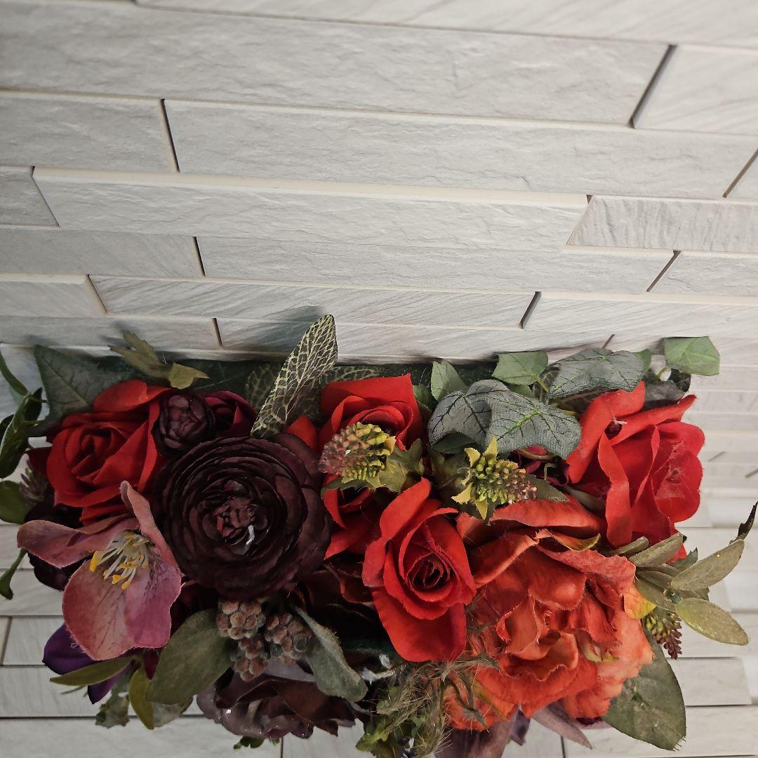 フラワーアーチストMACHIKOお花の置物 & 壁掛けフラワー 倉庫保管品未使用