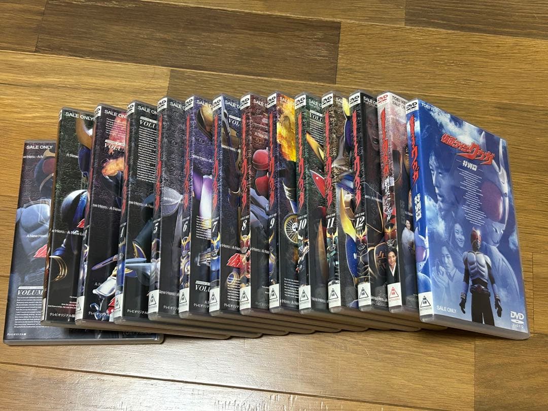 仮面ライダークウガ　DVD 全12巻+2 一部特典付き