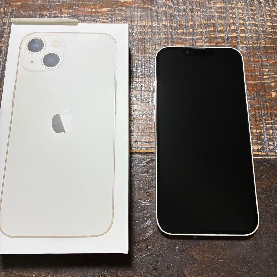 Apple iPhone 13 128GB ホワイト 箱付き - メルカリ