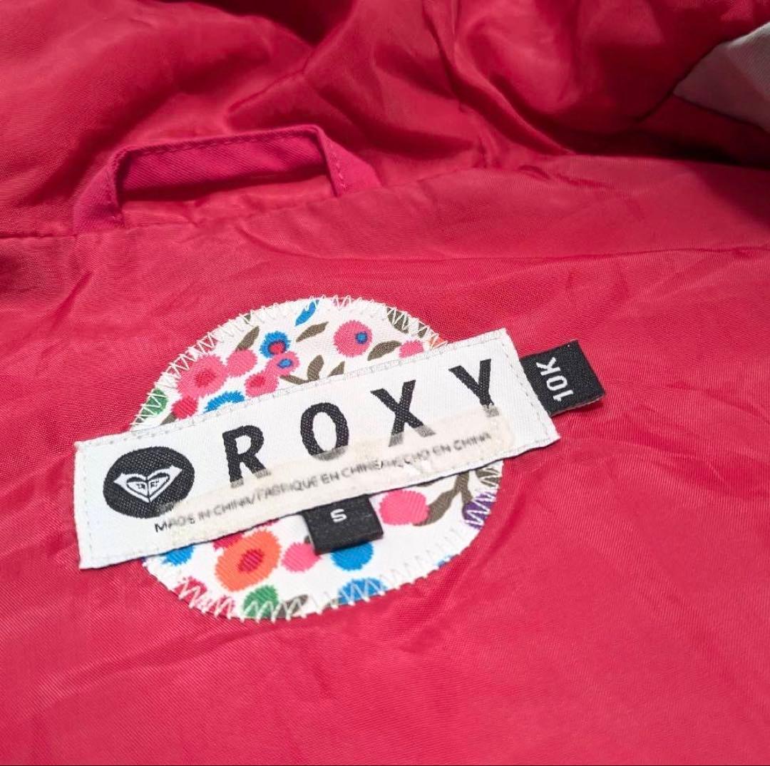 ROXY ロキシー 小花柄 フード付 スキーウェア 上下 120cm