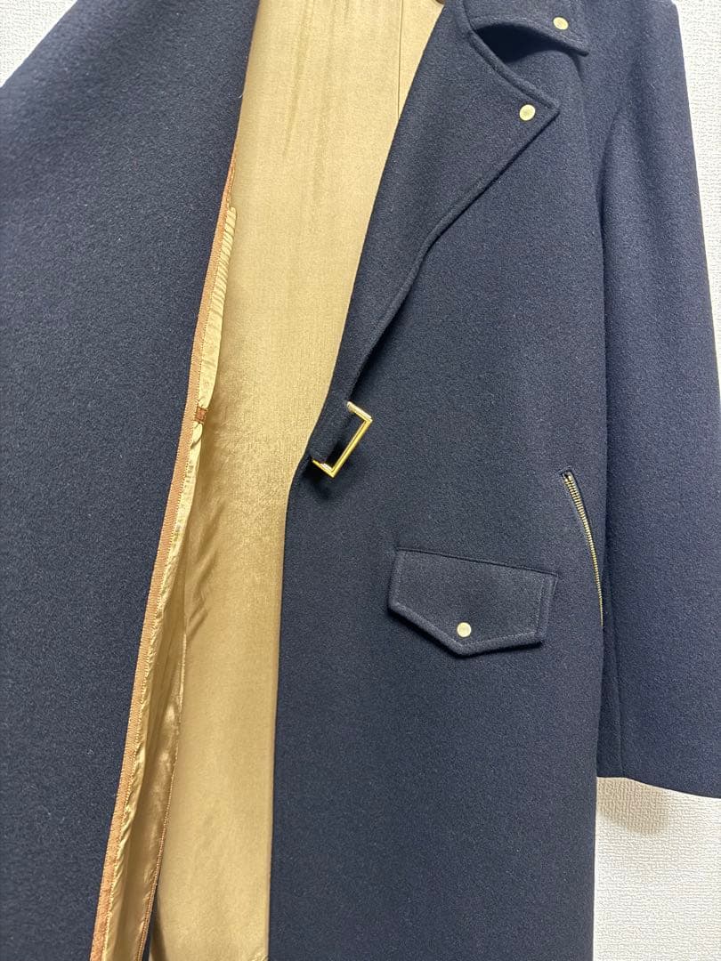 CULLNI 17AW ライダース　コート　タイロッケン　ブラック　サイズ1