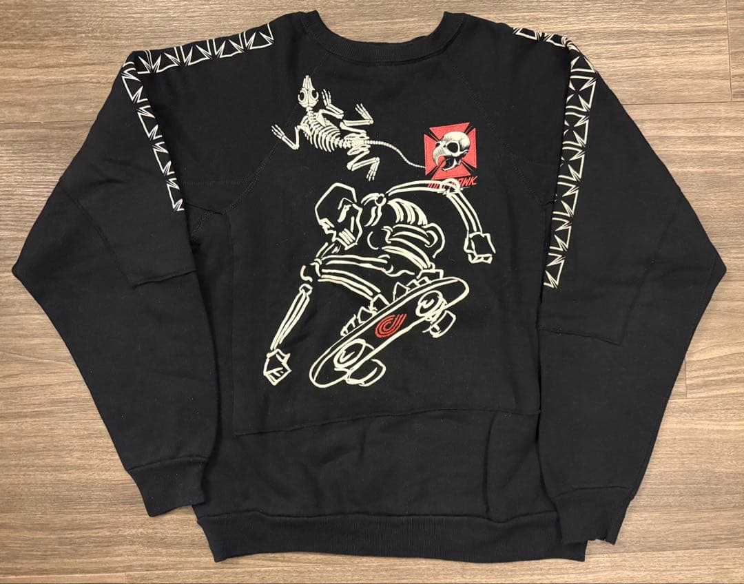 パウエル　マルチ　スウェット　powell ZORLAC santa cruz