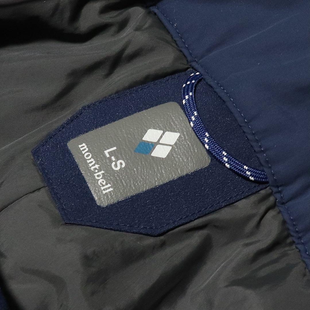 未使用級★mont-bell★スキーウェア★スノボー★ビブ パンツ★L★ネイビー