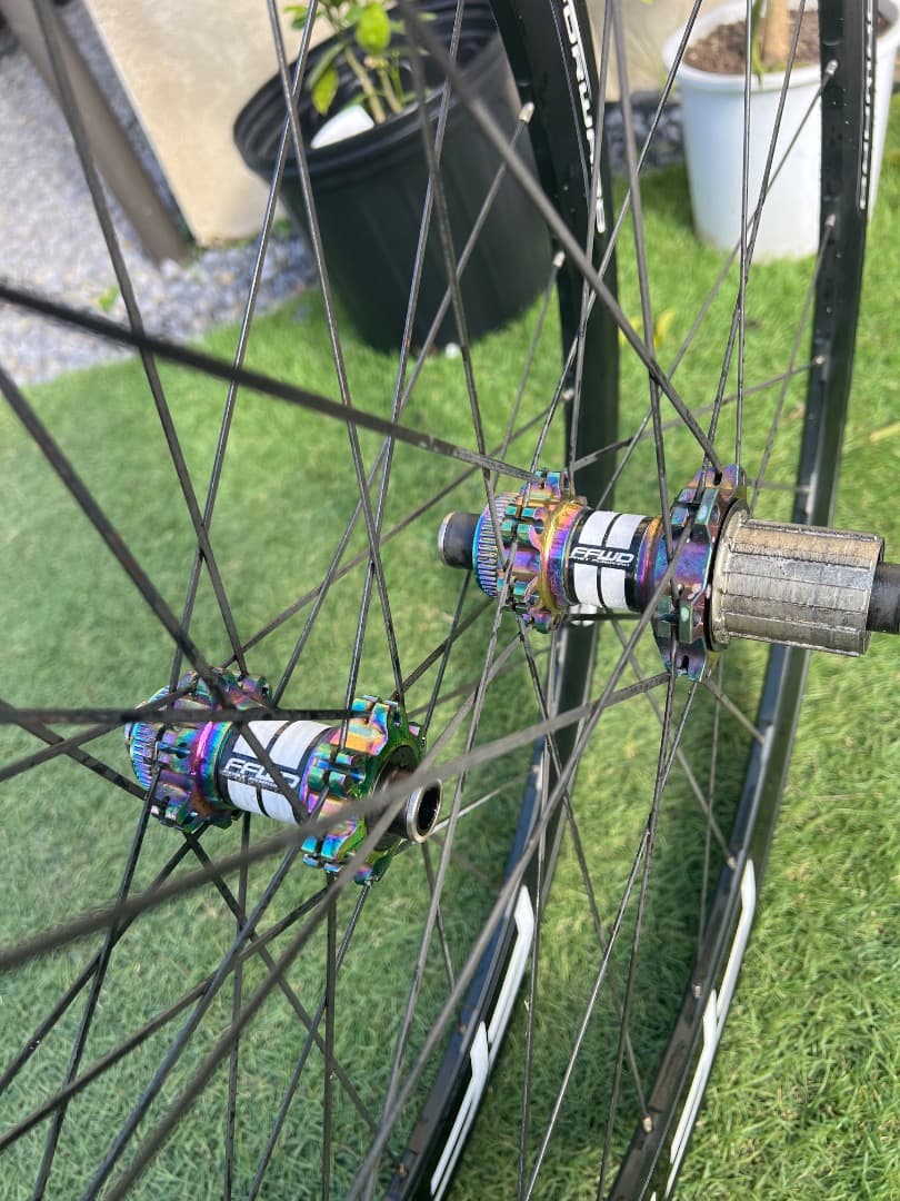 50mm アルミニウムホイール 2セト