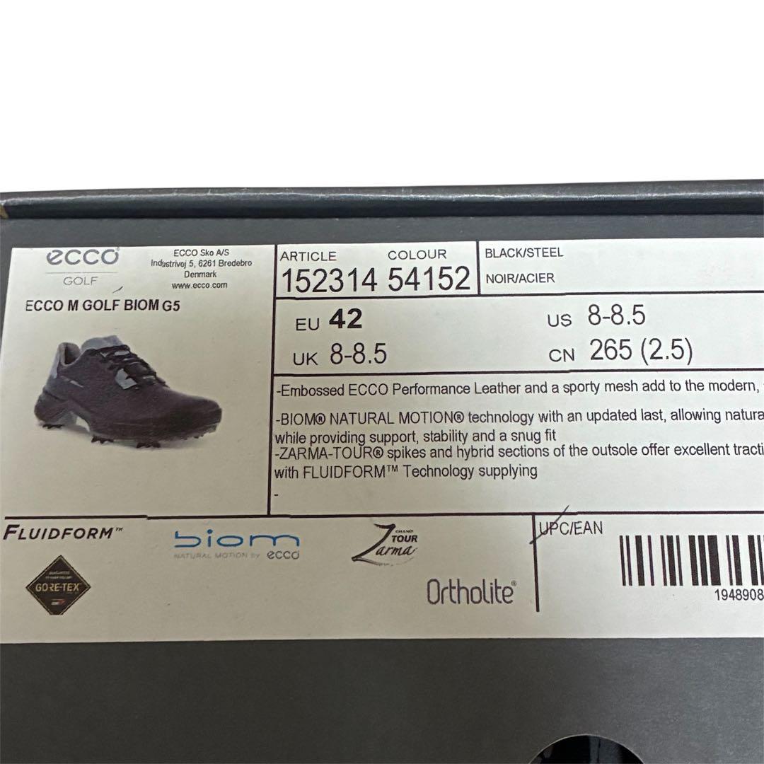 半額！【新品】 ecco エコー ゴルフシューズ バイオム G5 ゴアテックス