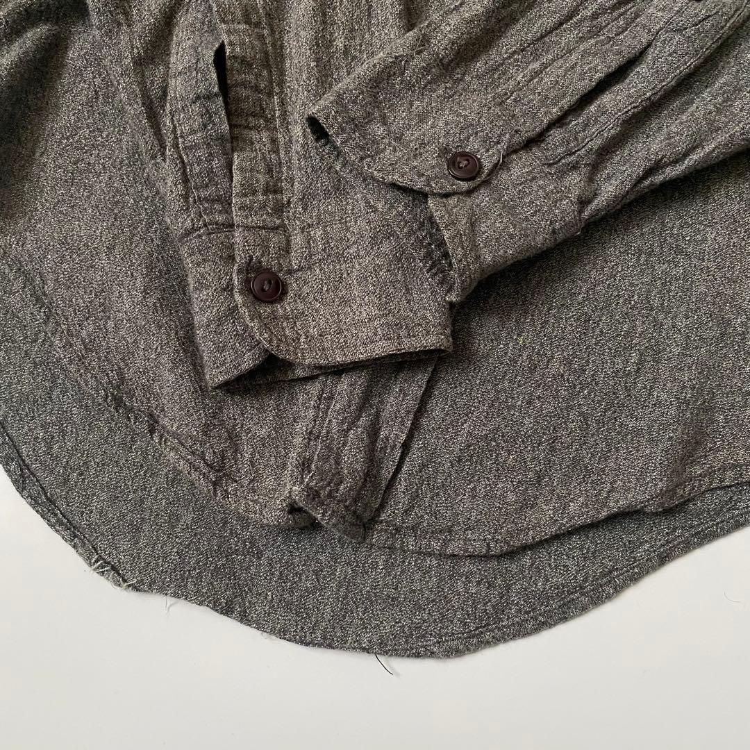 60s ブラックシャンブレーシャツ ごま塩 黒シャンブレー