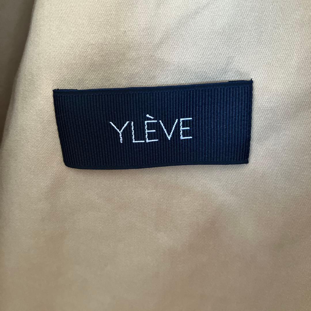 【美品】イレーヴ　ハイカウントコットンギャバジンポンチョ　サイズF ベージュ