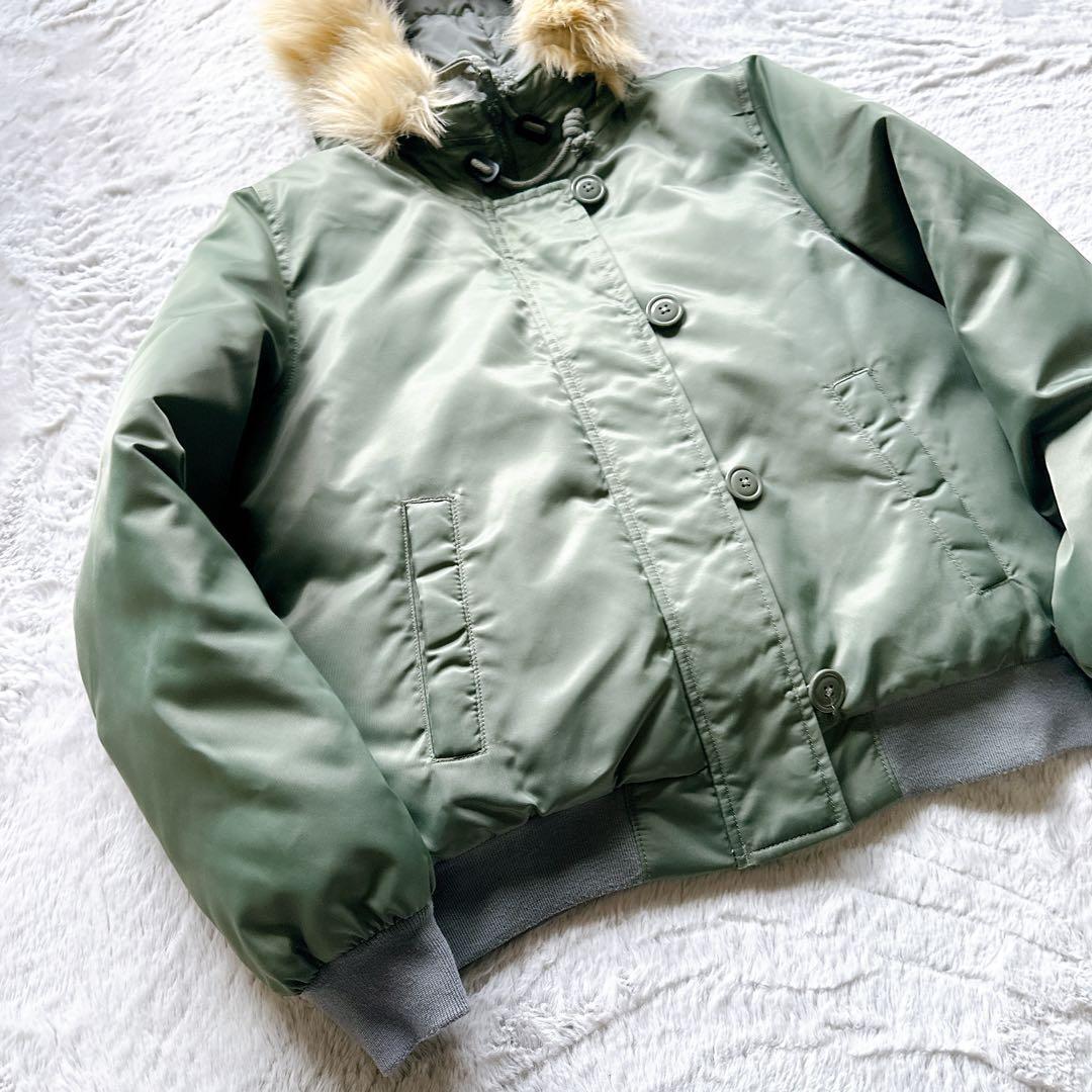 【希少】00s Levi’s N2B ダウン フライトジャケット 短丈 y2k