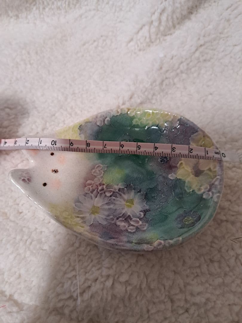 ゆずりは工房　猫皿　中　ネコ皿