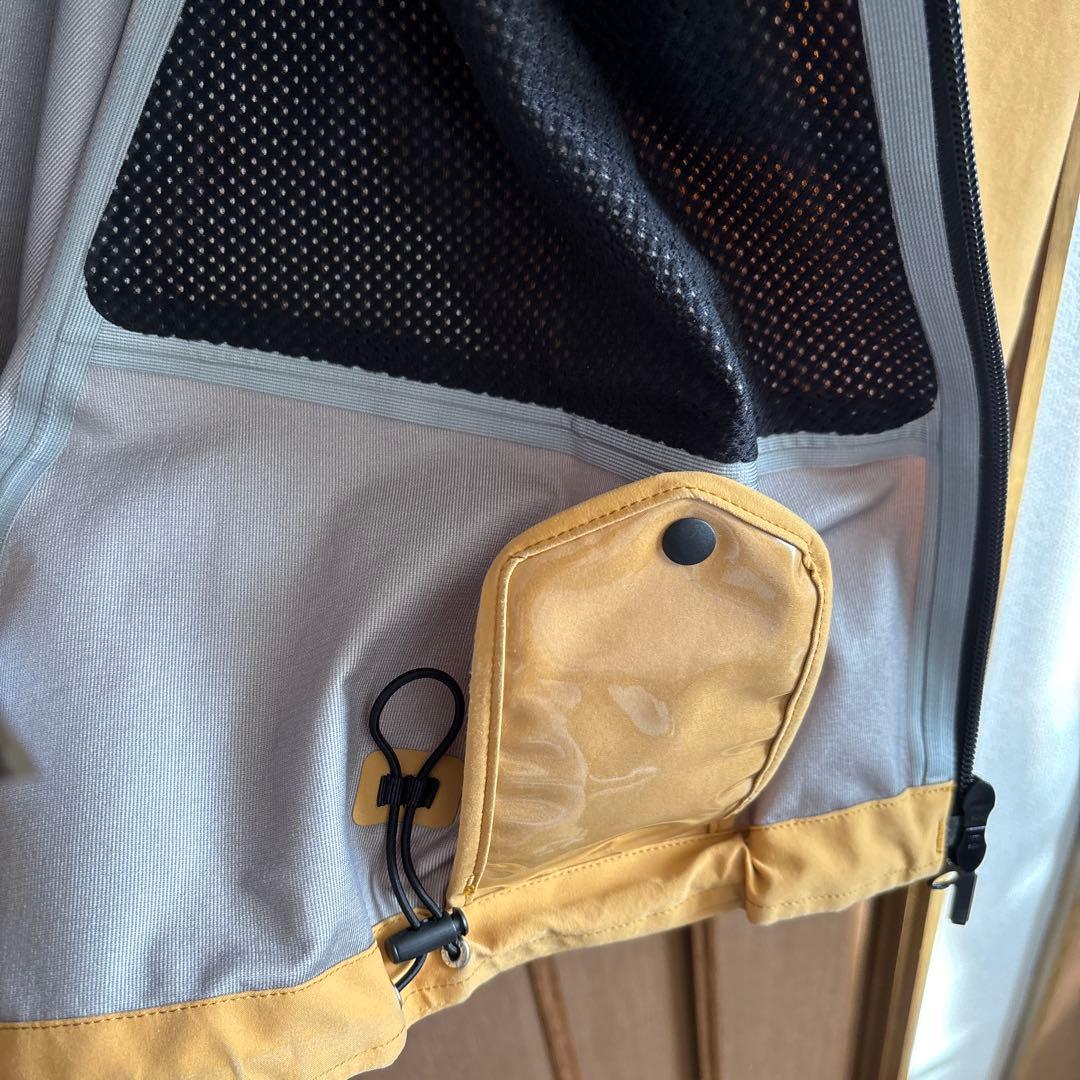 新春SALEデサントSIOシェルジャケットスキーウェア フード付きメンズM