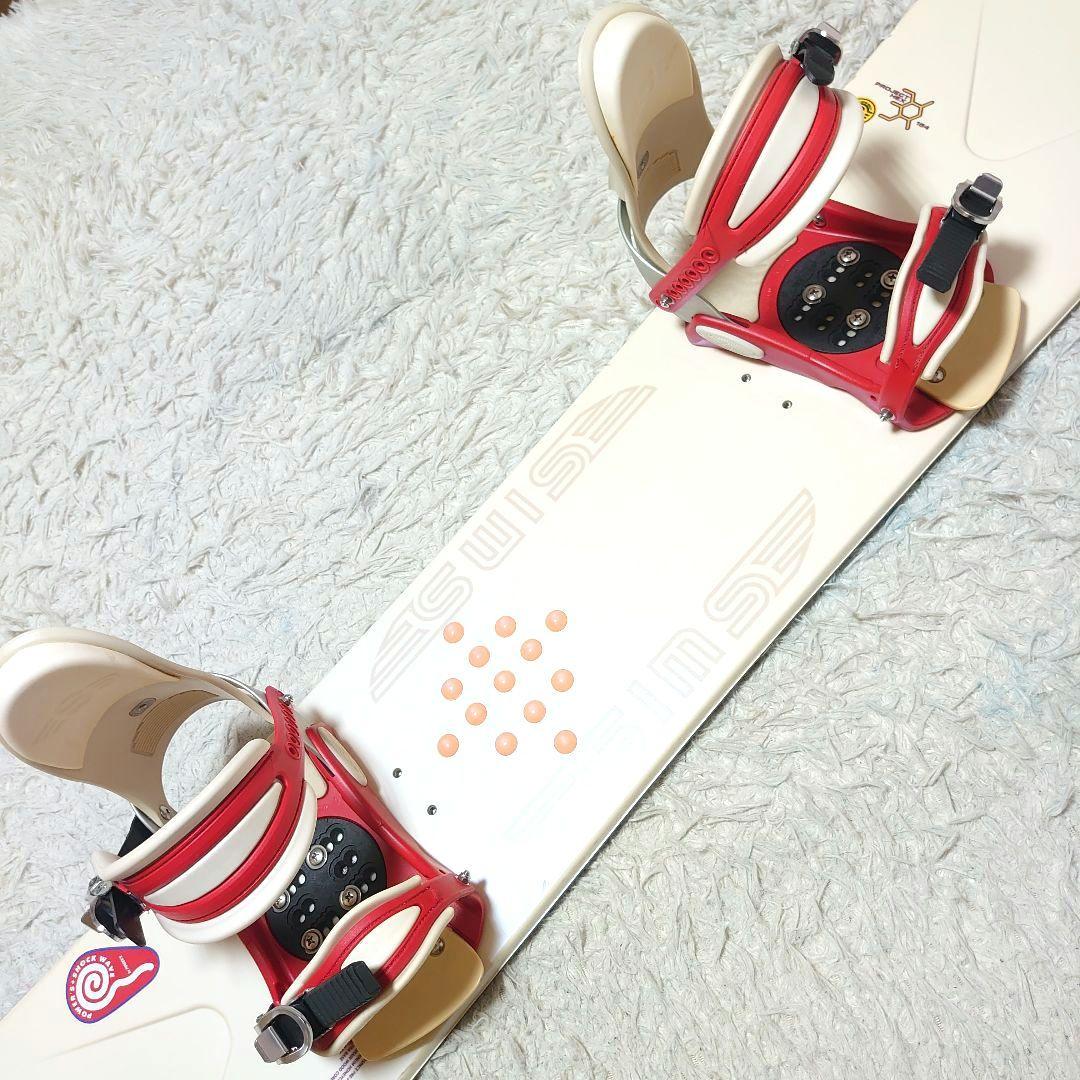 SIMS スノーボード ヴィンテージ 154cm ビンディング 2点セット