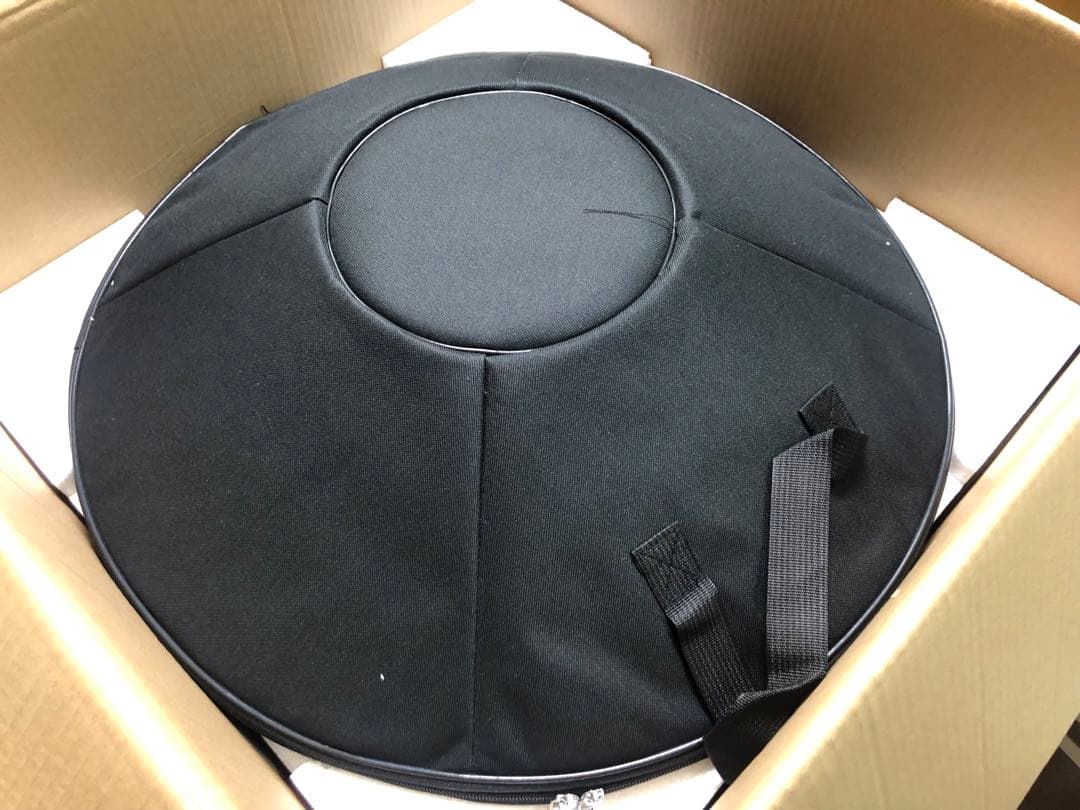 ハンドパン　56センチ10音A＝432Hz美しいゴールドの渦巻き模様　Dマイナー