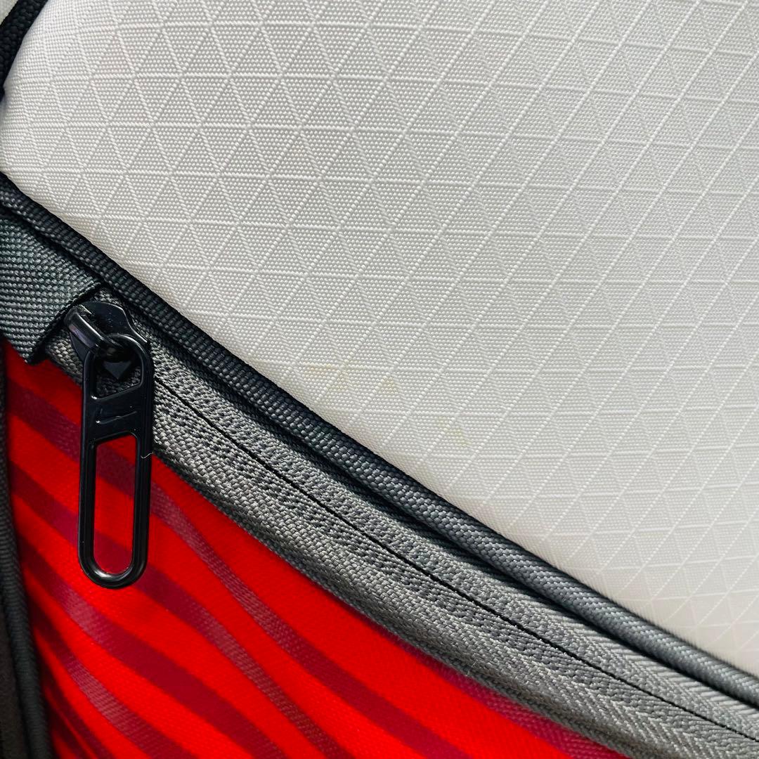 Nike キャディバッグ ホワイト/レッド/グレー ゴルフ