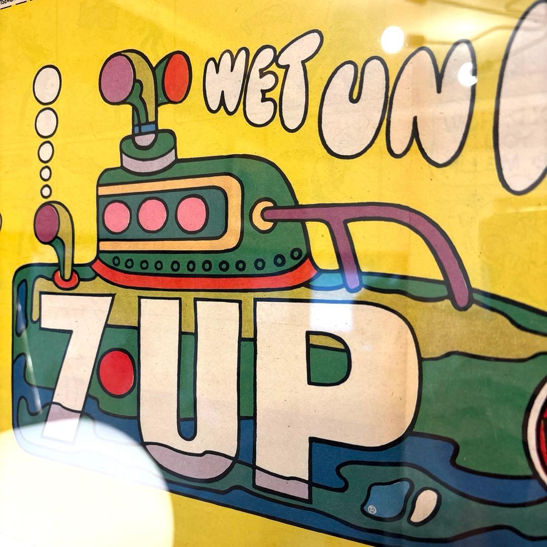 1971年　セブンアップ　アドバタイジング　ポスター　ピーターマックス　アメトイ