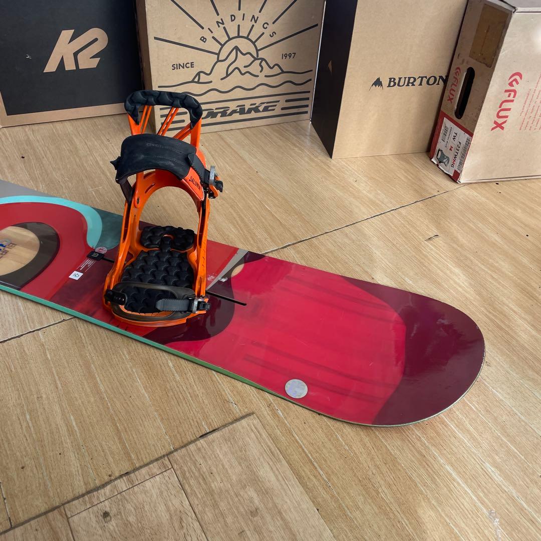 BURTON　バートン　カスタムバインディング付スノーボードセット　CUSTOM