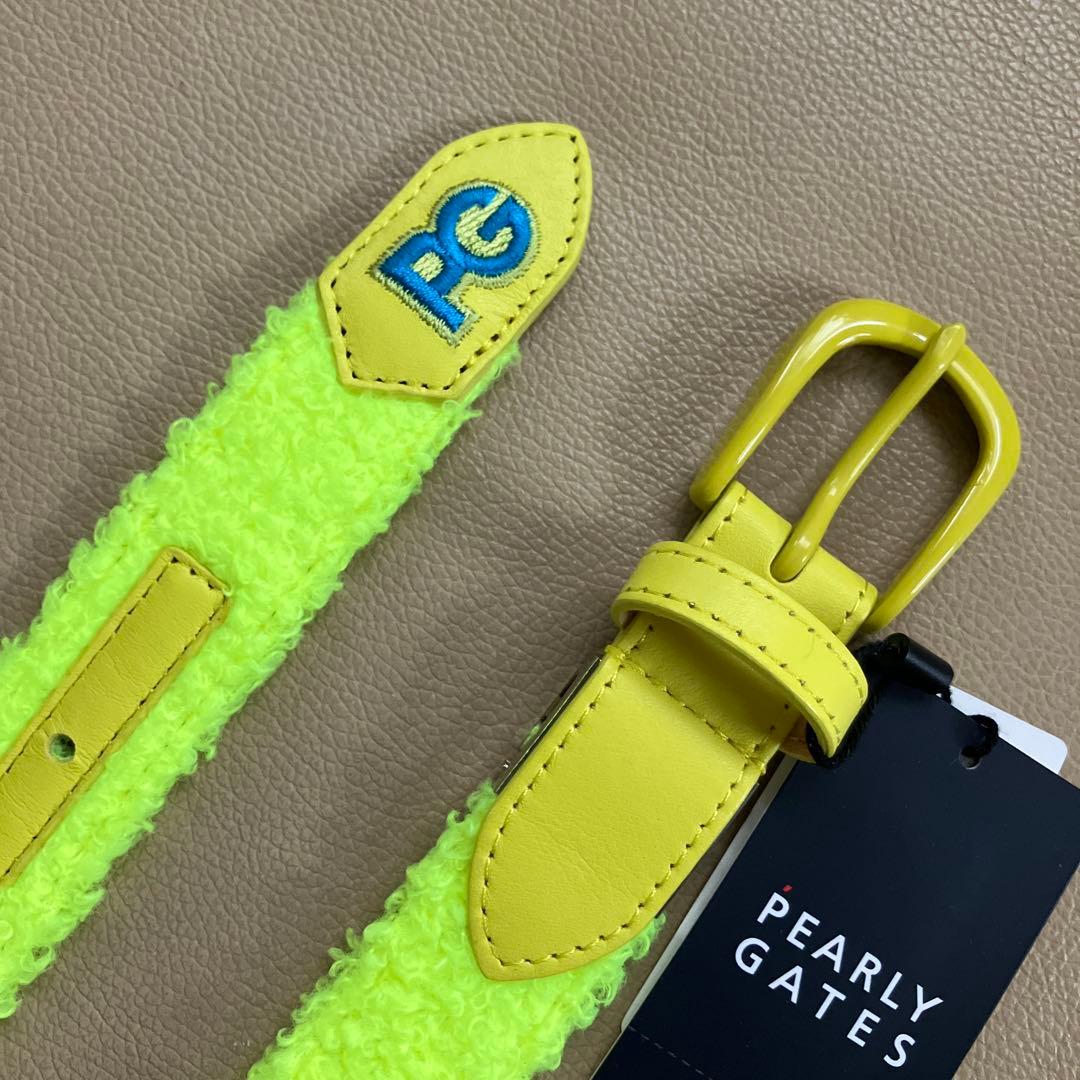 【未着用】 パーリーゲイツ PEARLY GATES 5穴ボアベルト タグ付