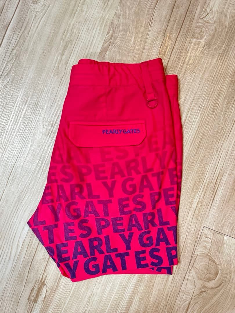 パーリーゲイツ　ロゴ　グラデーション　ショートパンツ　サイズ1