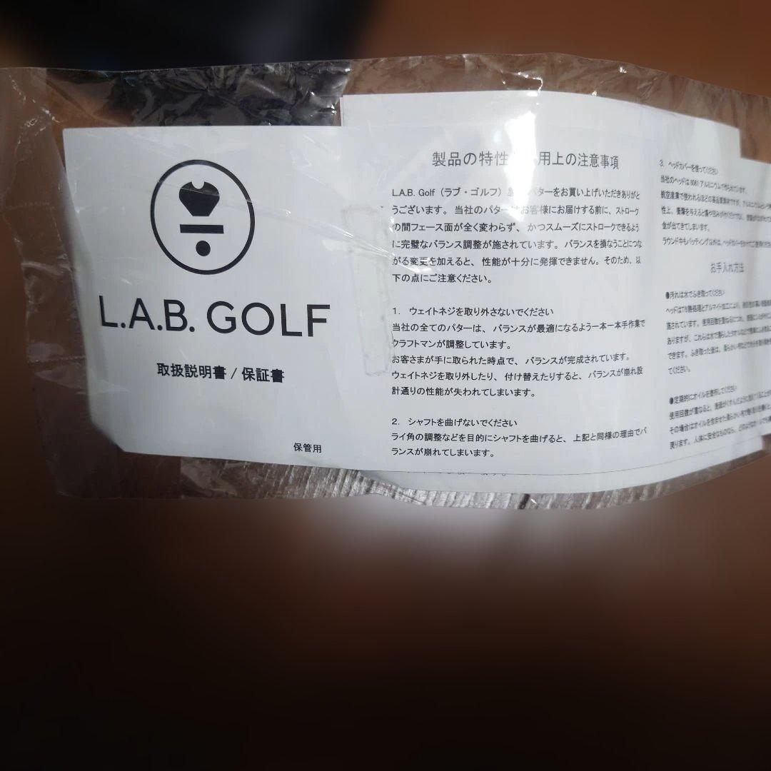 L.A.B.GOLF　ラブゴルフ　DF3パター　38中尺　日本仕様